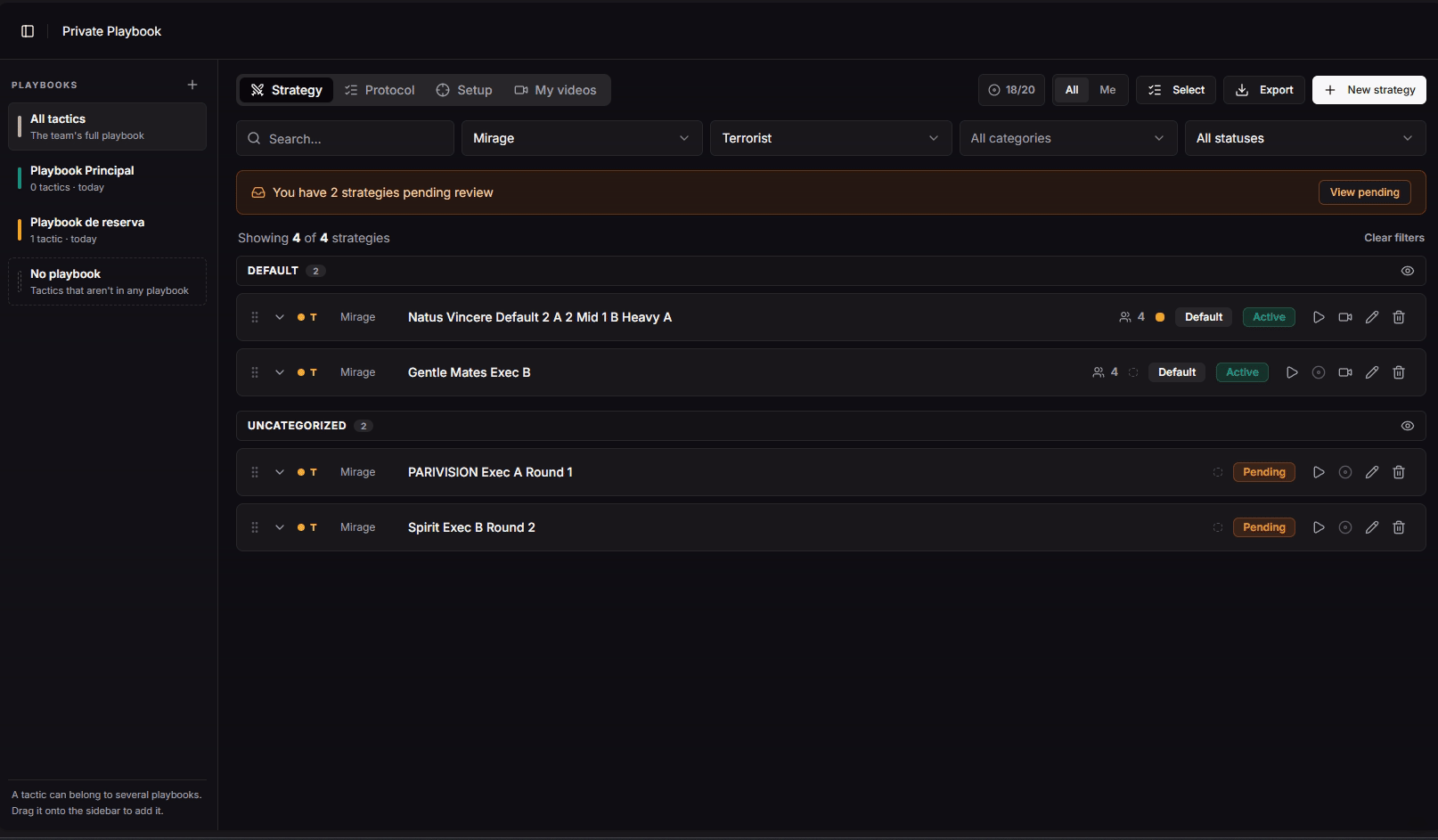 Exporting the playbook to PDF